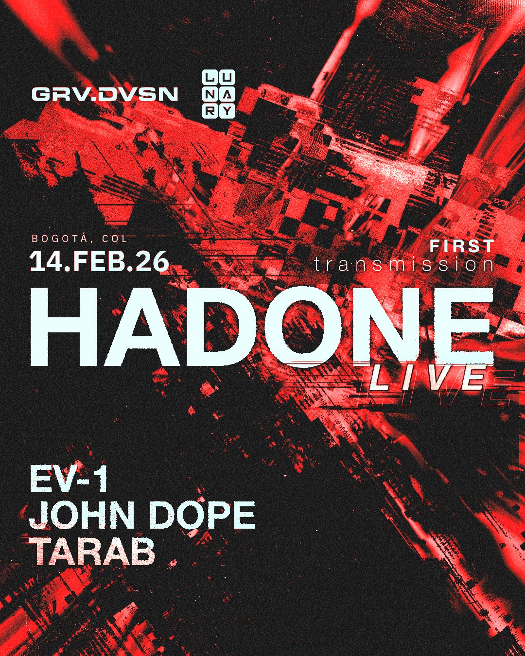 14 FEBRERO 2026 | HADONE LIVE X GRV.DVSN & LUNARY