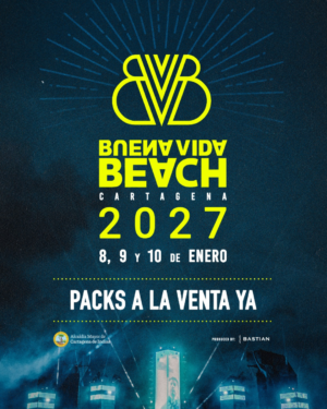 08, 09, 10 ENERO | FESTIVAL BUENA VIDA BEACH CARTAGENA 2027