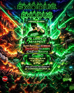 18 ABRIL 2026 | EXODUS X INSANE KOLLECTIVE