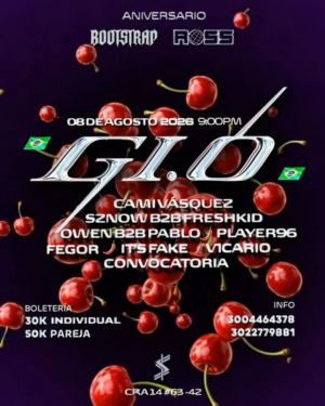 08 AGOSTO 2026  |  GIO X ROSS RECORS QUINTO ANIVERSARIO