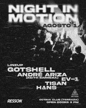 01 AGOSTO 2026 | NIGHT IN MOTION X RESSON
