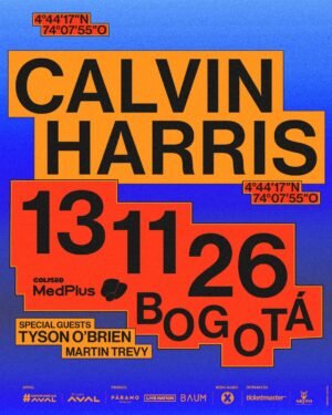 13 NOVIEMBRE 2026 | CALVIN HARRIS X BAUM & PARAMO